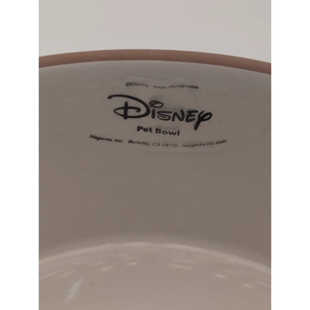 Rae Dunn x Disney Winnie The Pooh White Ceramic Dog Bowl NWT Cottagecore Dinner